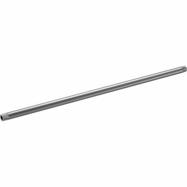 Bsc Preferred Standard-Wall Aluminum Pipe Threaded on Both Ends 1/8 NPT 14 Long 5038K362